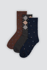 Calcetín Hombre Sin Puño Pack de 3 22108 Calcetines Ysabel Mora 