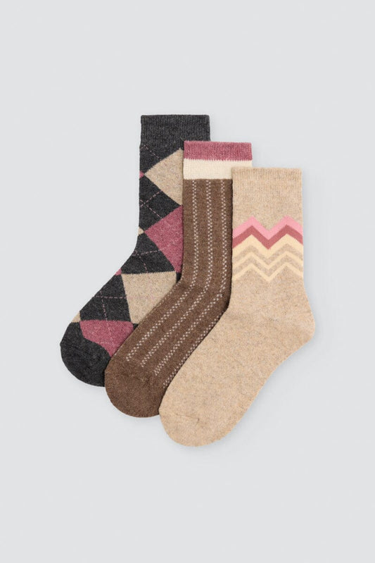 Calcetín Mujer Lana Pack de 3 12122 Calcetines Ysabel Mora 