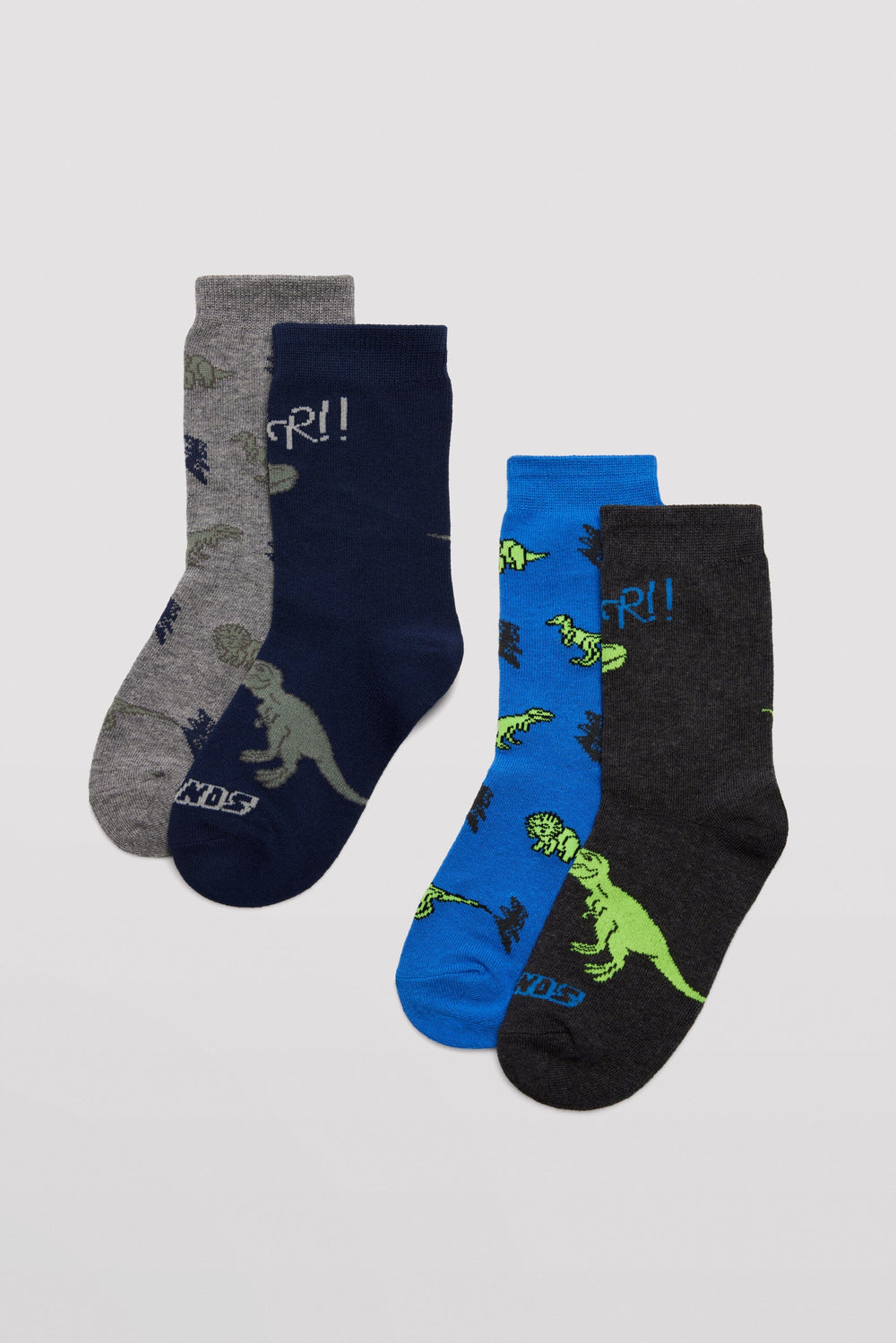 Calcetines Niño YsabelMora 42257 - Pack de 4 Dinosaurios Calcetines Ysabel Mora 