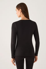 Camiseta térmica de mujer Ysabel Mora 70041 en color negro