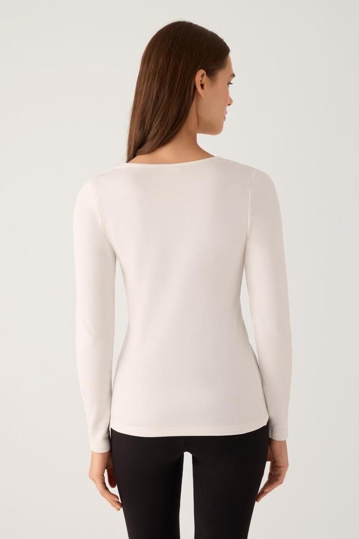 Camiseta térmica de mujer Ysabel Mora 70040 en color cava