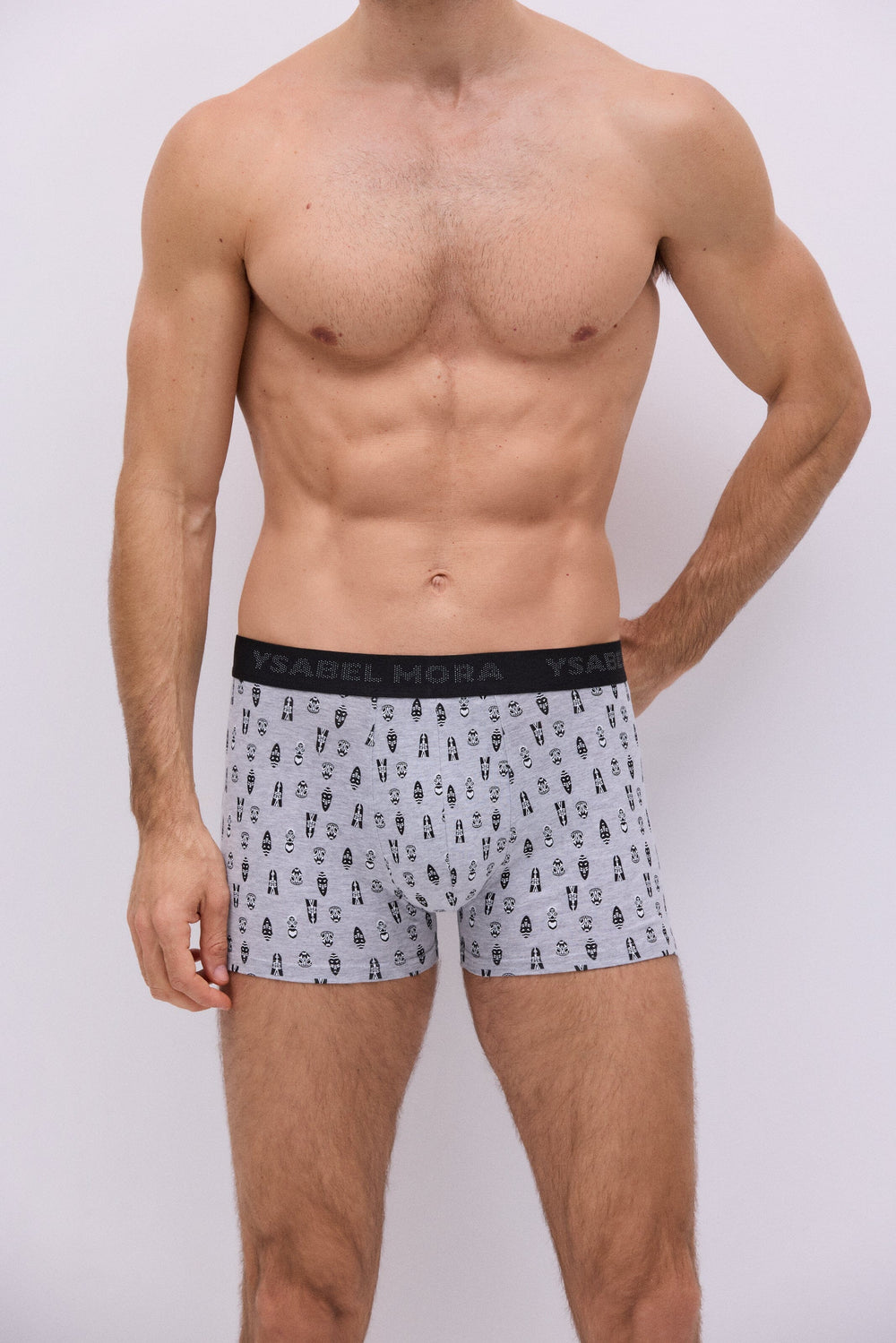 Pack 2 Boxers Hombre Algodón Ysabel Mora Estampado Tiki/Geo Ysabel Mora 20390 Boxers Fantasía Ysabel Mora 
