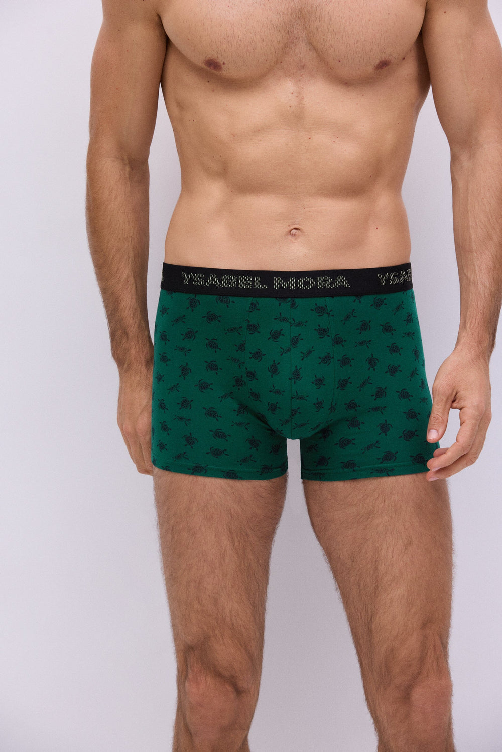 Pack 2 Boxers Hombre Algodón Ysabel Mora Estampados (Verde/Negro) 20390 Boxers Fantasía Ysabel Mora 