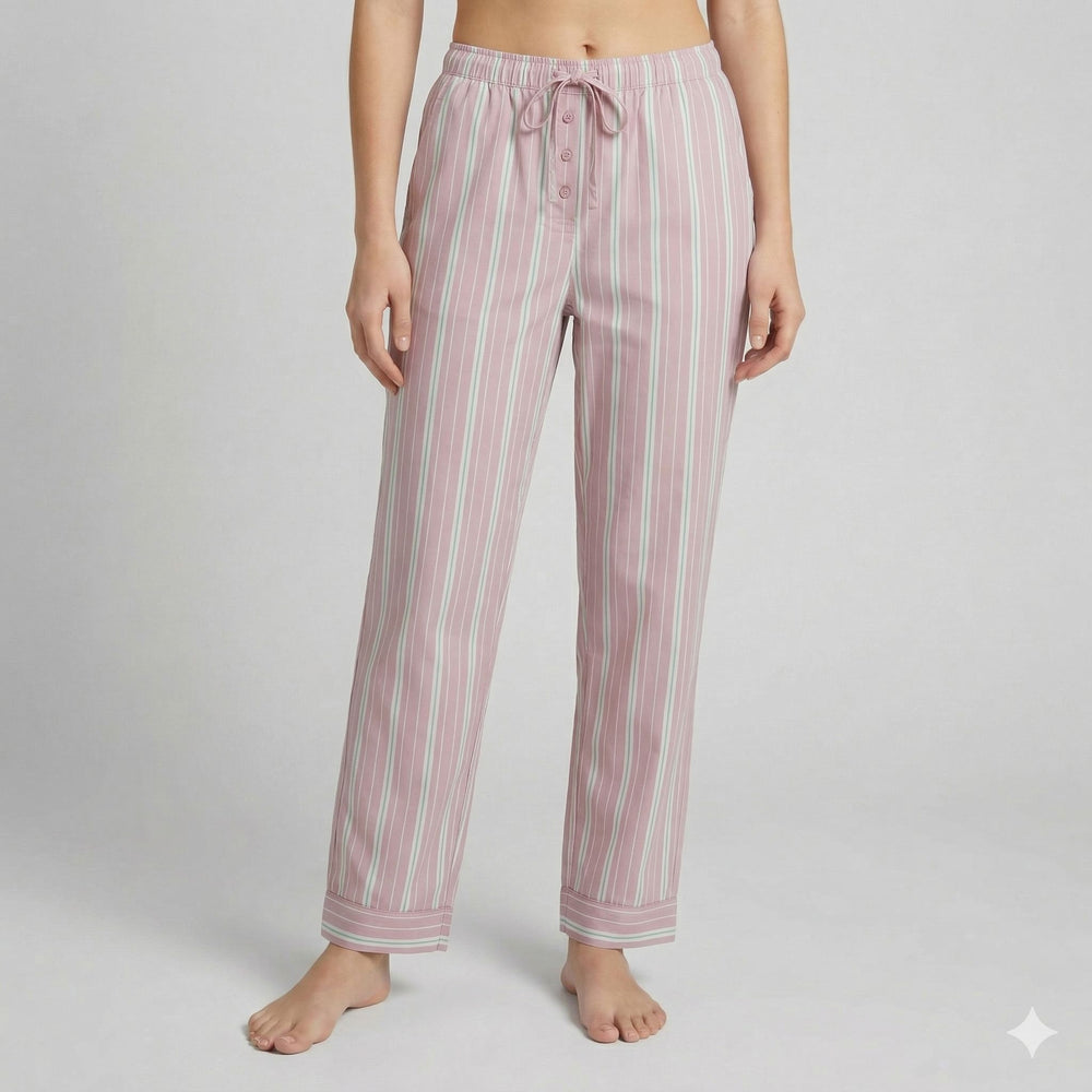 Pantalón Pijama Popelin Pijama Verano Little Unicorn Rosa S 