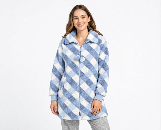 Parka larga de coralina para mujer Little Unicorn PM16 Parka Little Unicorn Azul M 