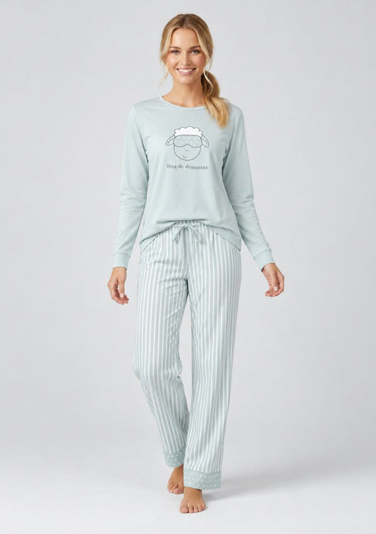 Pijama afelpado de mujer Little Unicorn D875 Pijama Little Unicorn Aguamarina S 