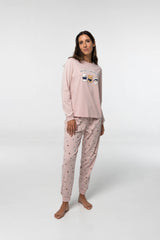 Pijama Algodón Fino D112 Pijama Invierno Little Unicorn Rosa S 