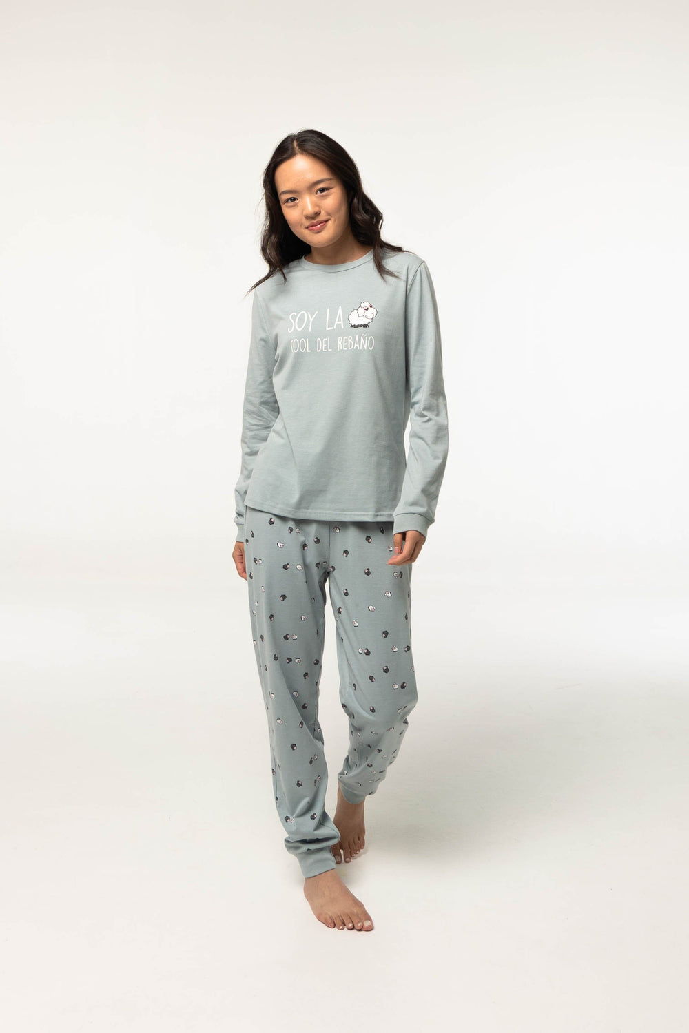 Pijama Algodón Fino D116 Pijama Invierno Little Unicorn Aguamarina Empolvado S 