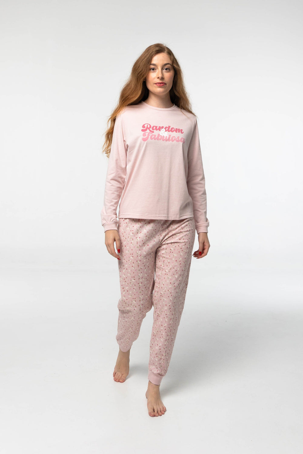 Pijama Algodón Fino D123 Pijama Invierno Little Unicorn Rosa Claro S 