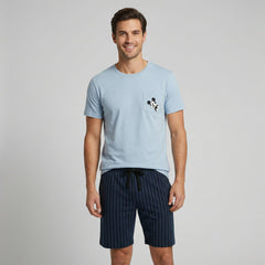 Pijama Corto Pijama Verano Dark Elephant by Little Unicorn Celeste S 