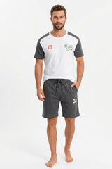 Pijama Corto Pijama Verano TRESS Blanco