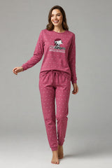 Pijama de mujer Little Unicorn D133 de lunares con perrito Pijama Little Unicorn Fresa S 