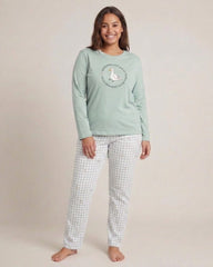 Pijama Largo Tallas Grandes Pijama Largo Little Unicorn Aguamarina 2XL 