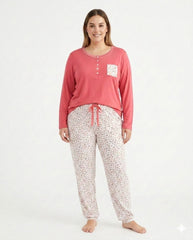 Pijama Largo Tallas Grandes Pijama Verano Little Unicorn Fresa 2XL 