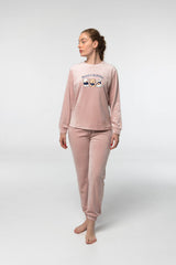 Pijama Mujer Microvelur MV11 Pijama Invierno Little Unicorn Rosa Claro S 