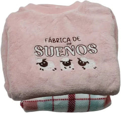 Pijama Mujer Polar D643 Pijama Little Unicorn M Rosa 