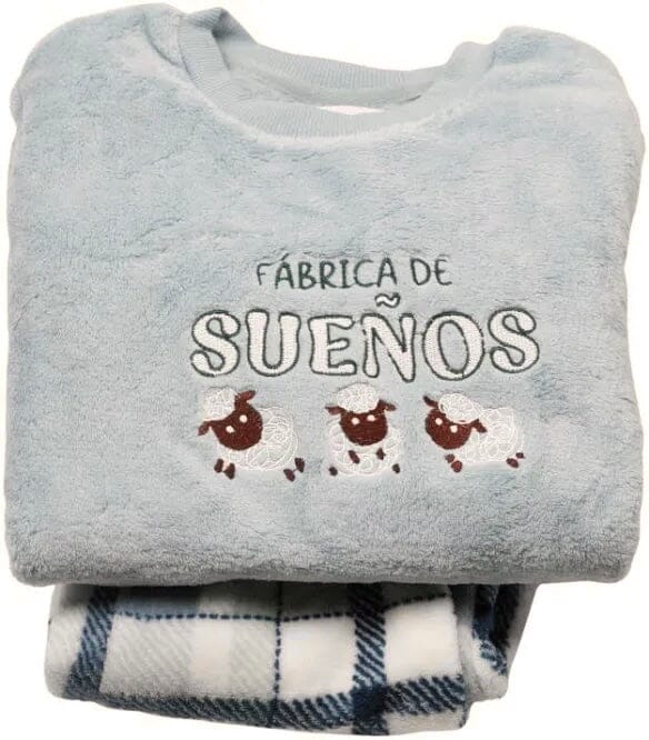 Pijama Mujer Polar D643 Pijama Little Unicorn S Gris Claro 