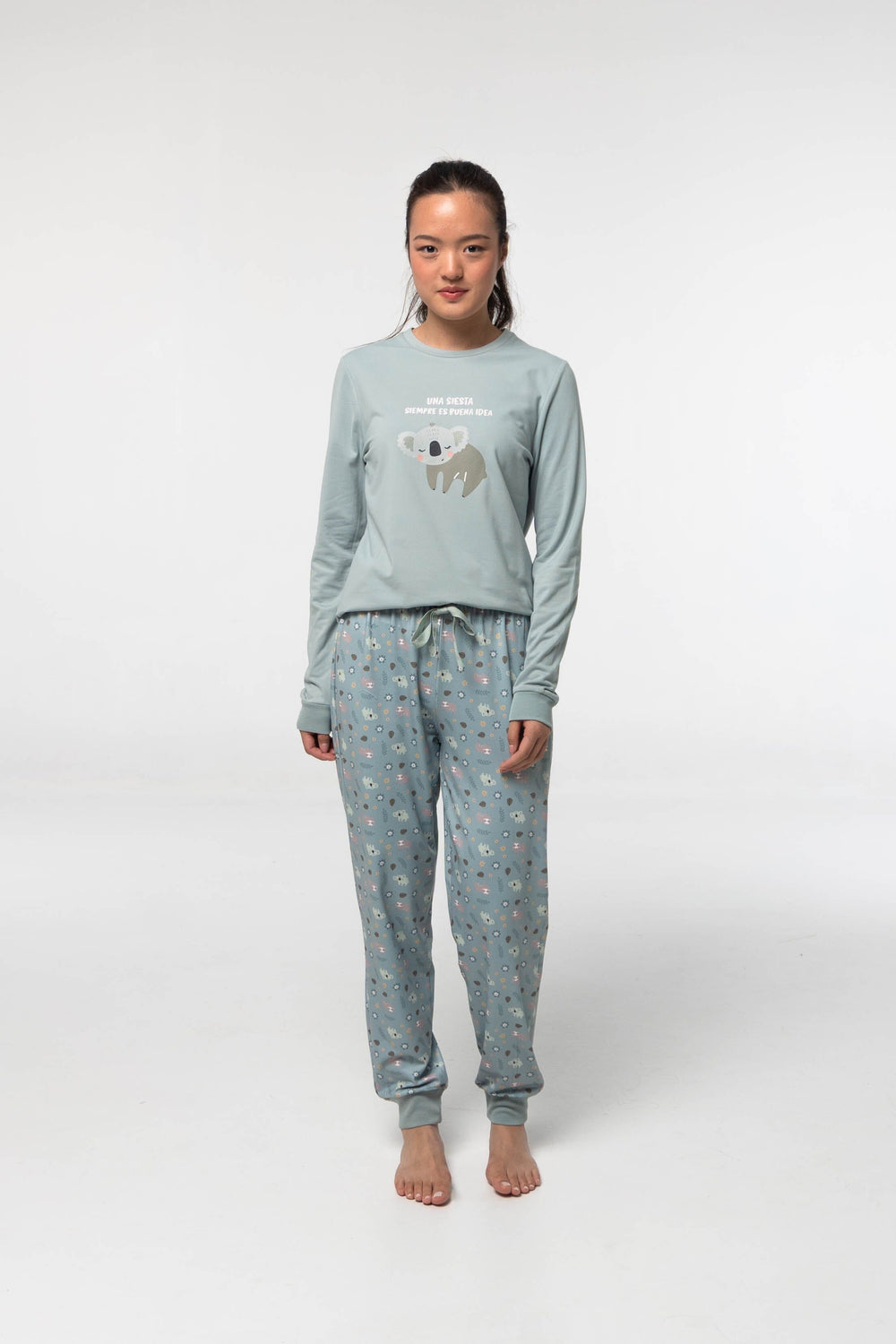 Pijama Mujer Supersoft S102 Pijama Invierno Little Unicorn Aguamarina S 