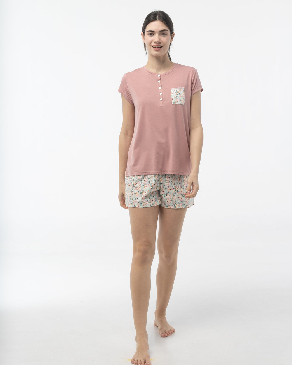Pijama Mujer Verano Corto Little Unicorn RML032 Pijama Verano Little Unicorn Rosa S 