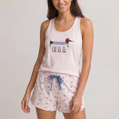 Pijama sin mangas Pijama Verano Little Unicorn Rosa S 