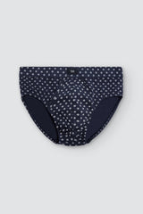 Pack de 2 slips Ysabel Mora 20471 de hombre con abertura frontal y estampados abstractos, algodón y elastano