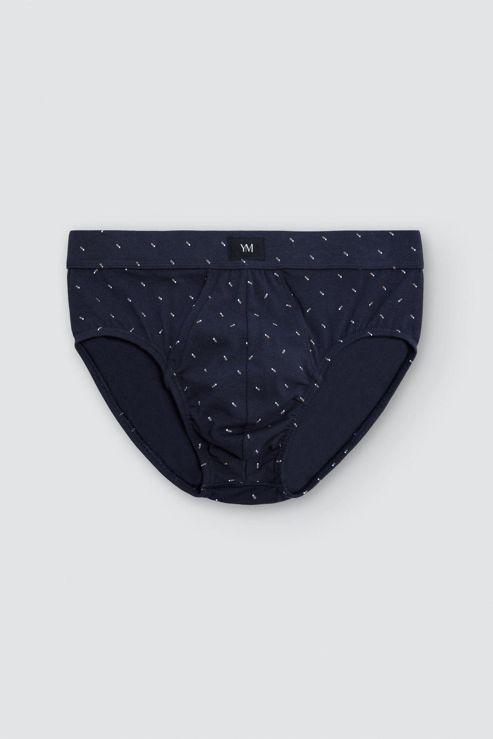 Pack de 2 slips Ysabel Mora 20471 de hombre con abertura frontal y estampados abstractos, algodón y elastano