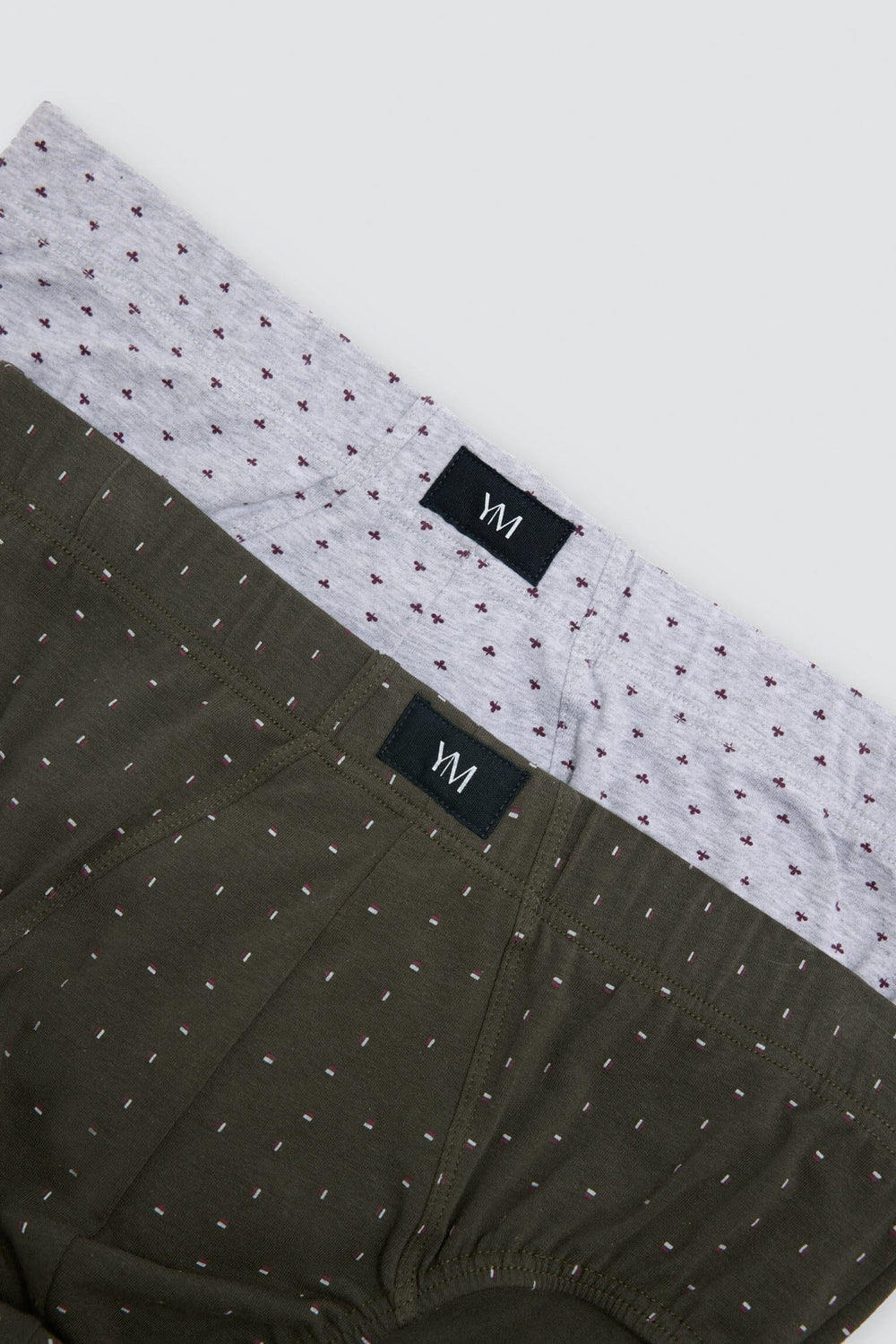 Pack de 2 slips Ysabel Mora 20468 de hombre con estampados geométricos, algodón y elastano