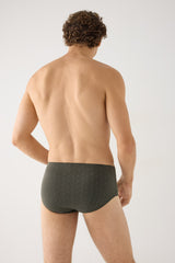 Pack de 2 slips Ysabel Mora 20468 de hombre con estampados geométricos, algodón y elastano