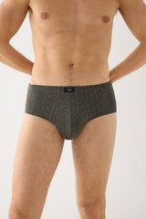 Pack de 2 slips Ysabel Mora 20468 de hombre con estampados geométricos, algodón y elastano