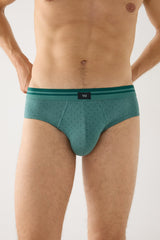 Pack de 2 slips Ysabel Mora 20465 de hombre con estampados abstractos variados, algodón y elastano