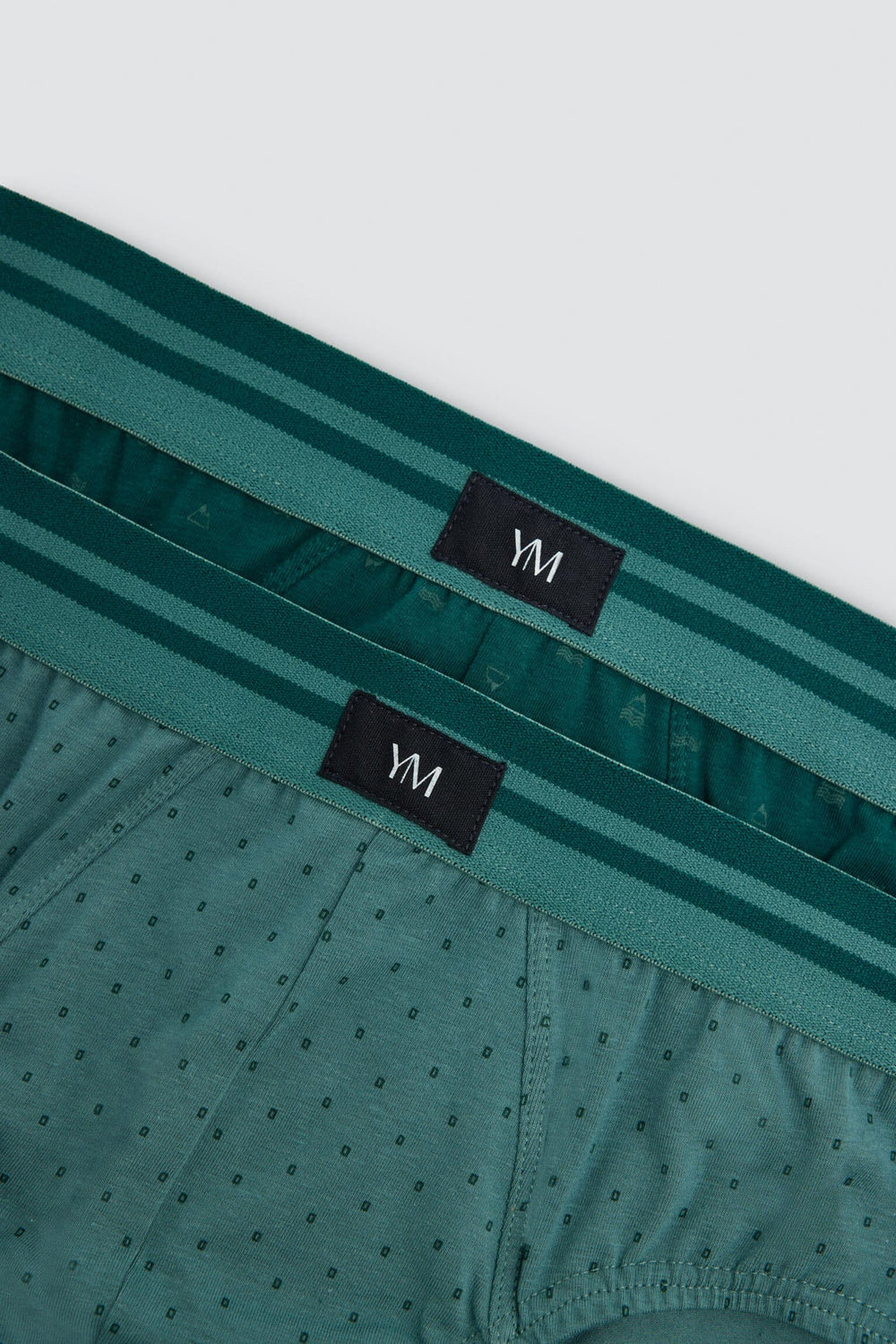 Pack de 2 slips Ysabel Mora 20465 de hombre con estampados abstractos variados, algodón y elastano