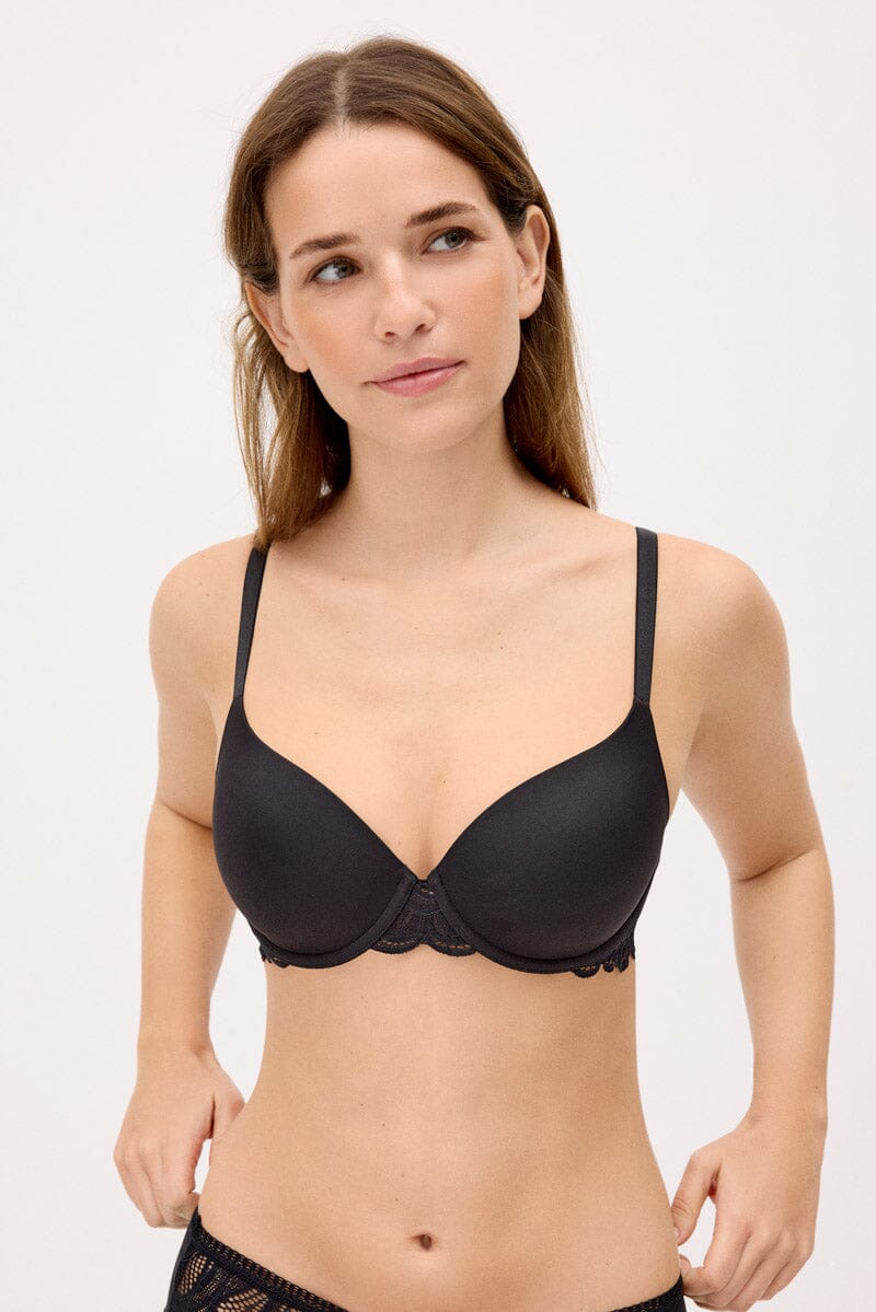 Sujetador con Aro con Relleno Ysabel Mora 10810 Sujetador Preformado Ysabel Mora Negro 85B 
