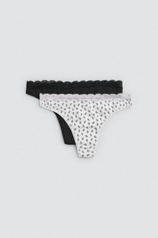 Tanga Pack de 2 Ysabel Mora Tanga Ysabel Mora Surtido S 