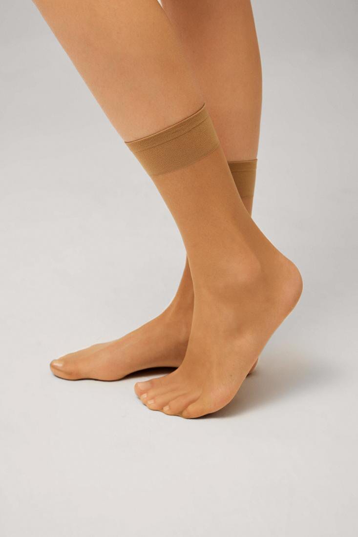 Tobilleros 3/4 Pack 3 Tobillera Ysabel Mora Única Beige 