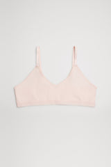 Top juvenil liso de algodón Ysabel Mora 18800 en rosa perla