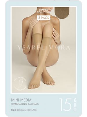Envase Mini Media Mujer con puño antipresión Ysabel Mora 
