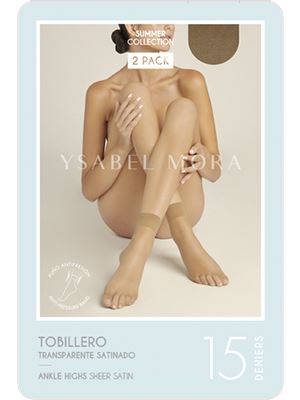 Pack 2 Tobilleros 15 DEN Ysabel Mora 15154 Panties Ysabel Mora 