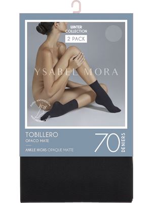 Pack 2 Tobilleros 70 DEN Ysabel Mora 18116 Panties Ysabel Mora 