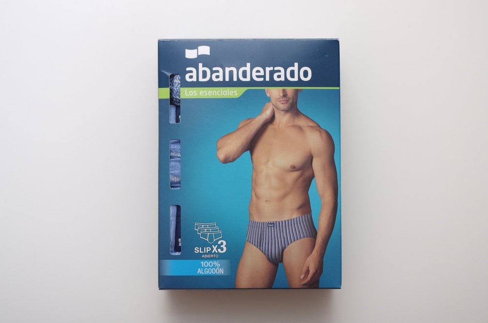 Pack 3 Calzoncillos Estampados Abierto Abanderado A0090 - Lencería Yoli
