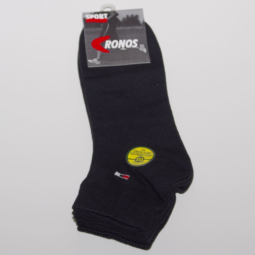 Pack 3 Tobilleros Algodón Intermedio Unisex Cronos 18001 - Lencería Yoli