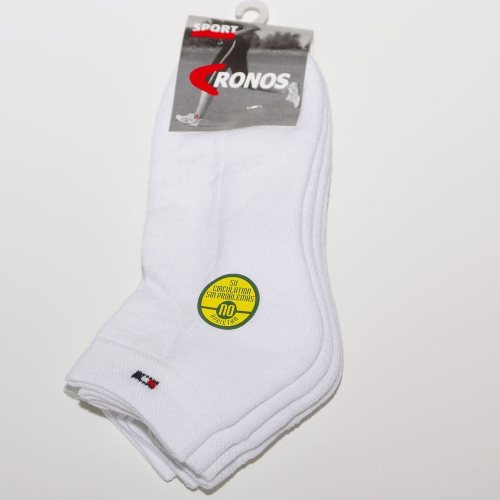 Pack 3 Tobilleros Planta Felpa Unisex Cronos 18011 - Lencería Yoli