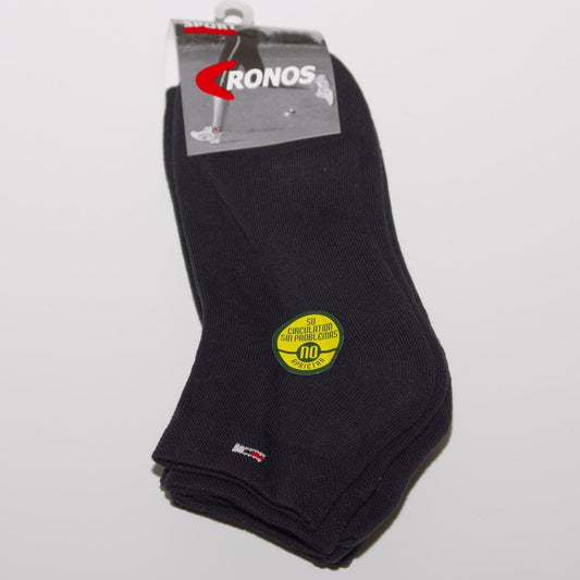 Pack 3 Tobilleros Planta Felpa Unisex Cronos 18011 - Lencería Yoli