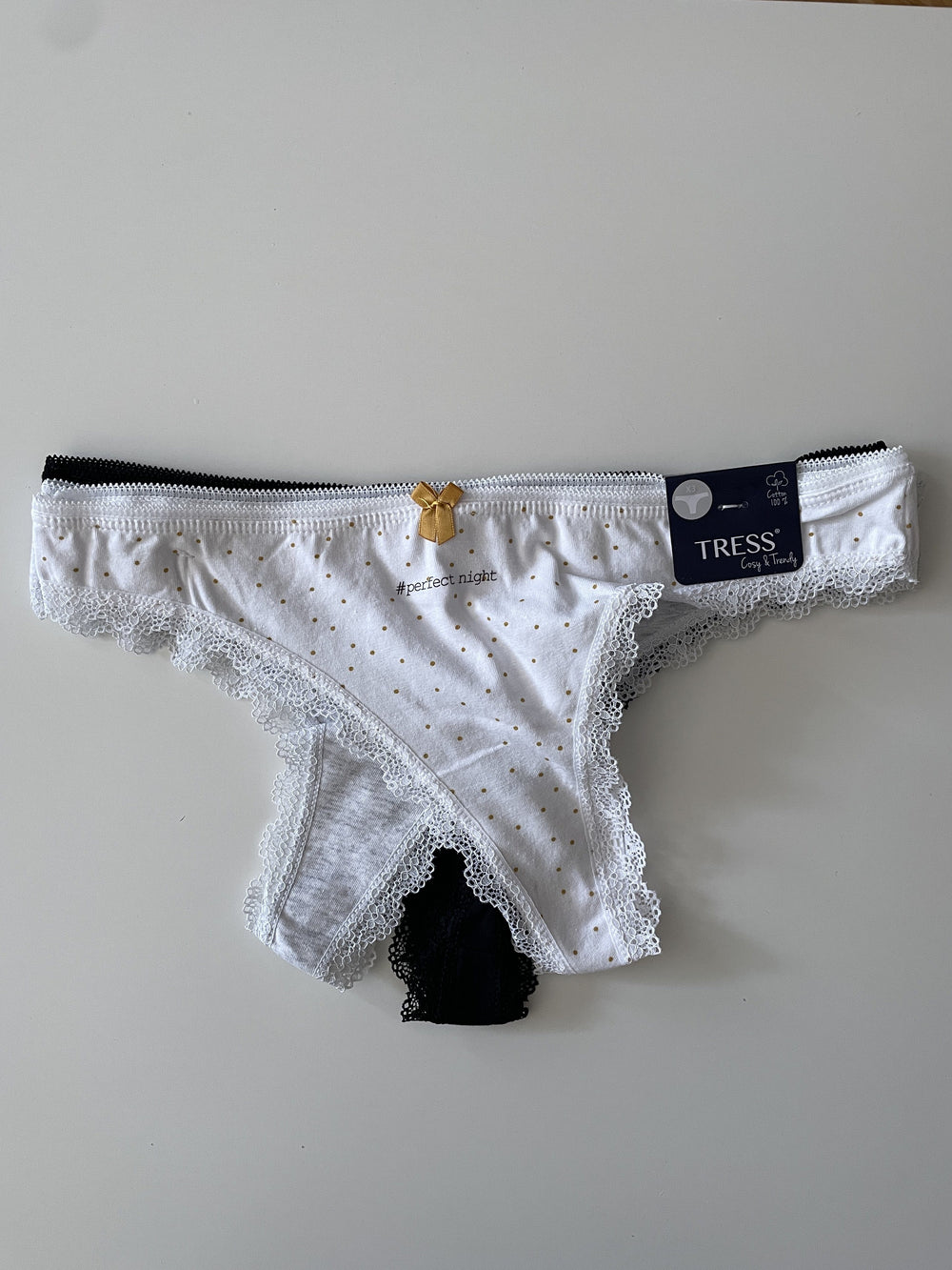 Pack Tangas Algodón Tress Tanga Tress S Surtido-1 