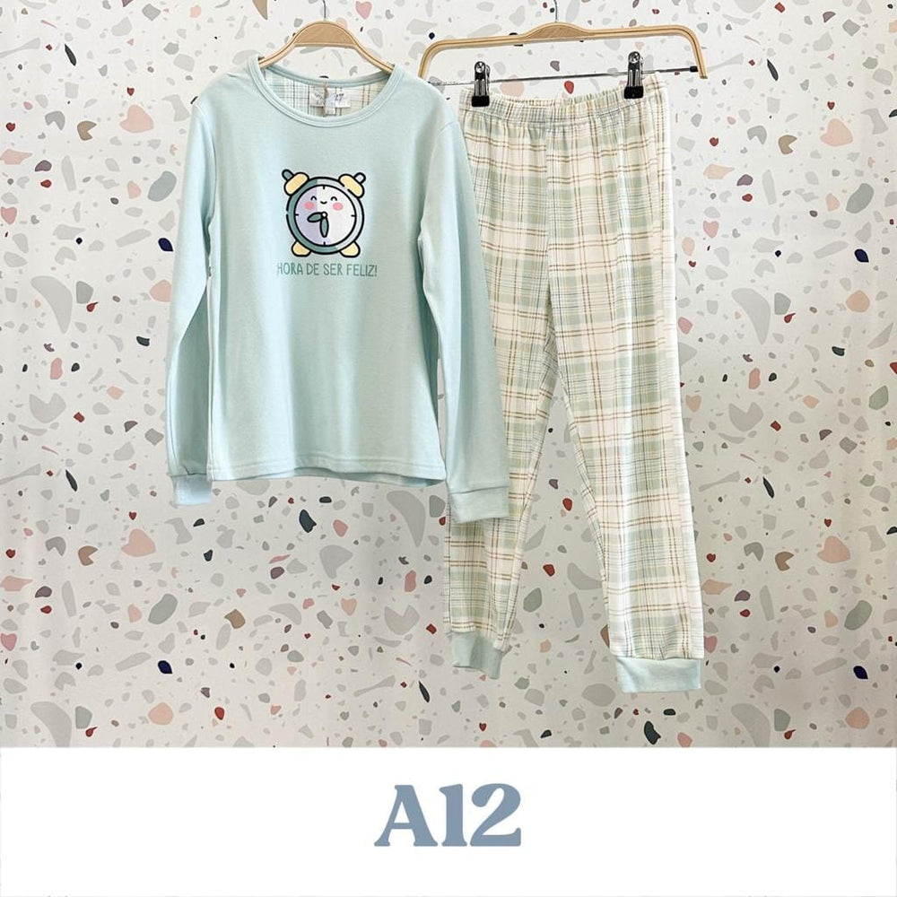 Pijama Niña Algodón A12 Pijama Invierno Little Unicorn 