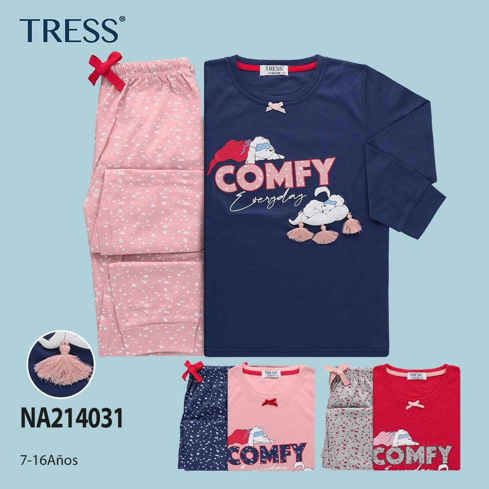 Pijama Niña Tress 214031 Pijama Invierno Tress 