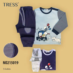 Pijama Niño Tress 215019 Pijama Invierno Tress 