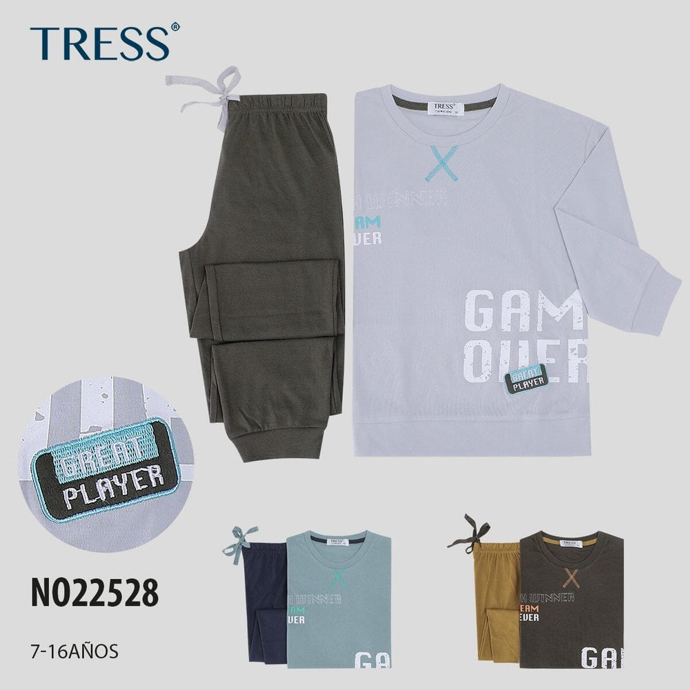 Pijama Niño Tress 22528 Pijama Invierno Tress 