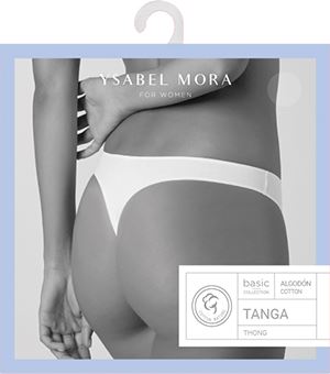 Tanga algodón mujer Ysabel Mora 19644 - Lencería Yoli